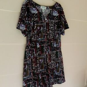 Bohemian Patchwork Women's Romper